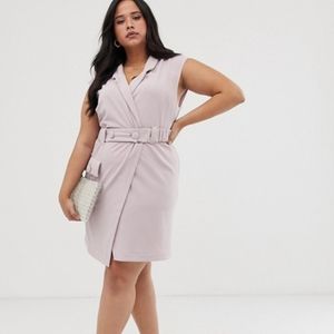 *NEW* Asos Lavender Wrap Sleeveless Blazer Dress